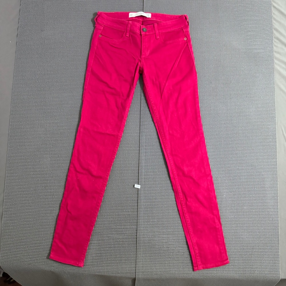 Abercrombie & Fitch Womens Pink Skinny Pants Size 00R W24 L29